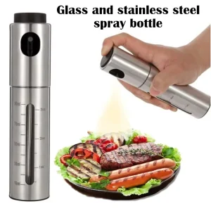 Refillable Pump Spray Bottle Air Fryer Cooking Baking BBQ Olive Oil Sprayer